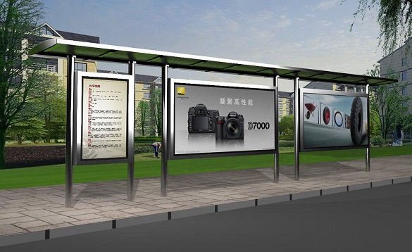 不銹鋼公交站亭