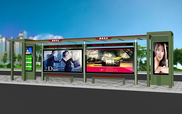 智能型材候車亭燈箱