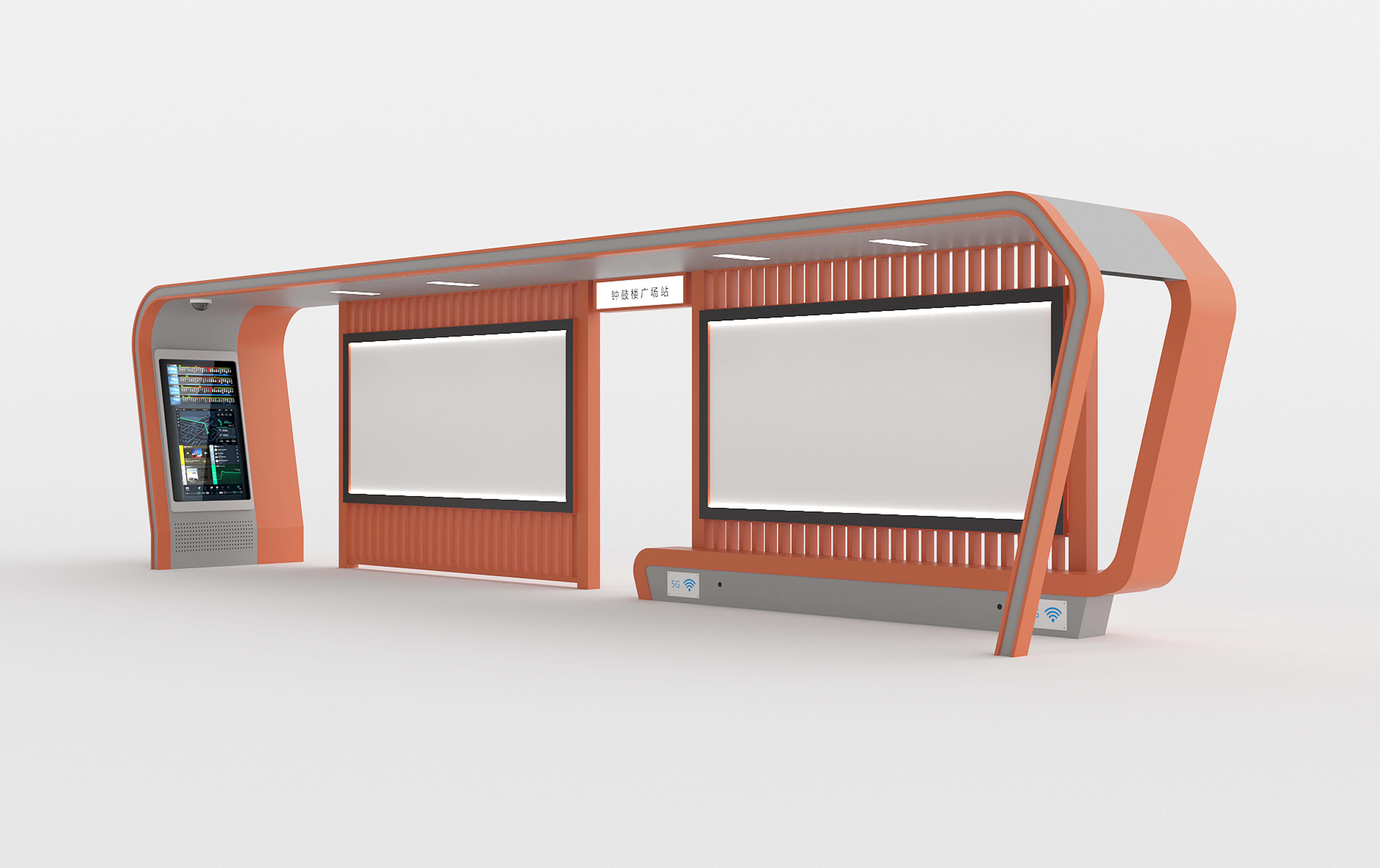 德陽智慧公交站臺已安裝完畢